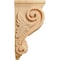 Ekena Millwork 5"W x 7"D x 14"H Large Grape Corbel, Red Oak CORW05X07X14GRRO - alternate 3